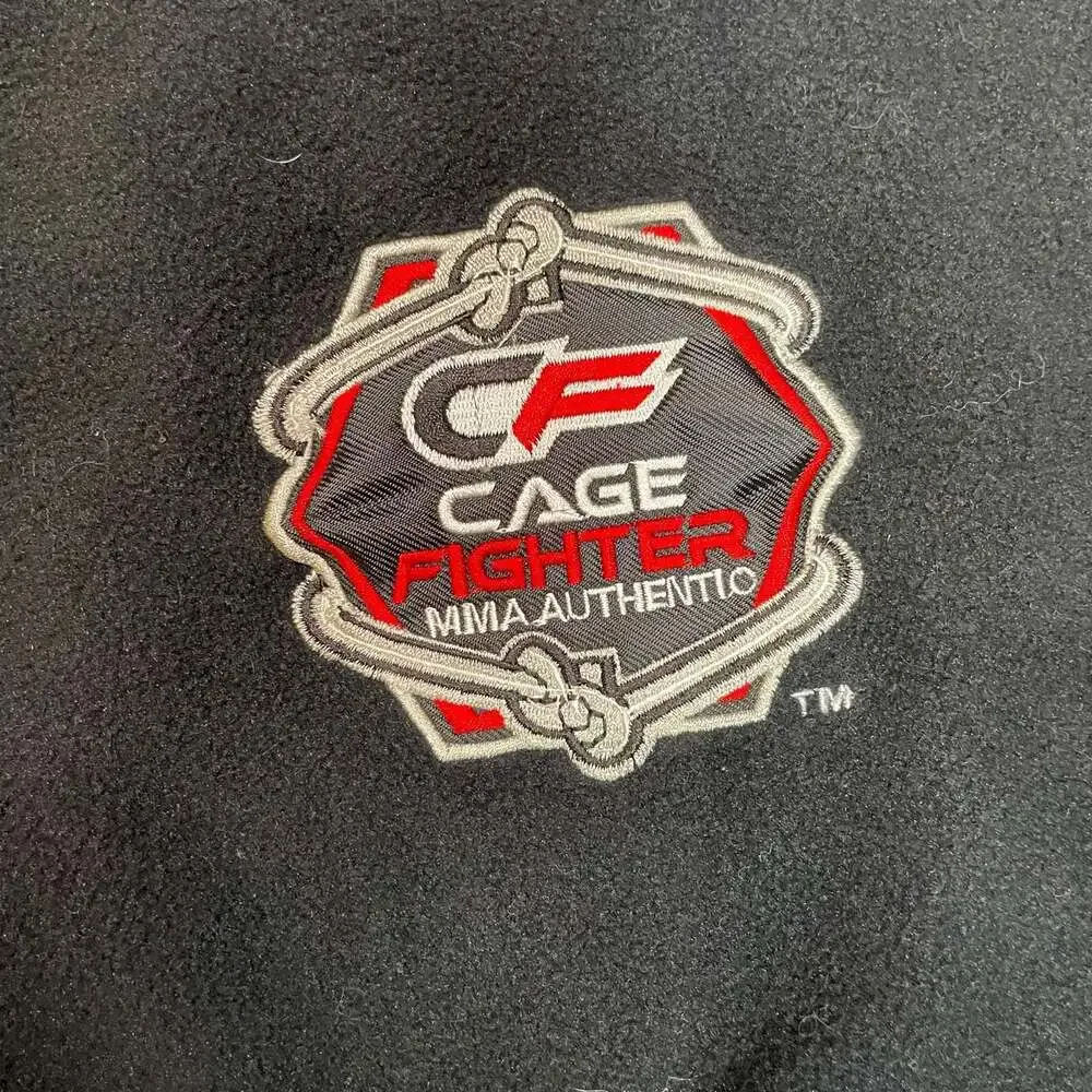 Cage Fighter MMA Authentic Black Fleece Pullover Sweatshirt Men’s XL